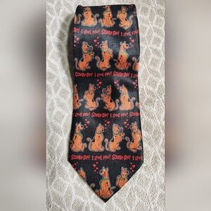 Hanna Barbera  Scooby-Doo Black and Orange Tie